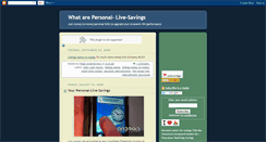 Desktop Screenshot of live-savings-clo.blogspot.com