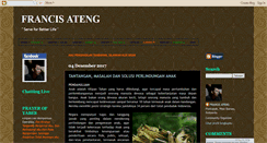 Desktop Screenshot of fransiskusateng.blogspot.com