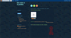 Desktop Screenshot of biovidaealegria.blogspot.com