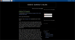 Desktop Screenshot of eddiegarou.blogspot.com