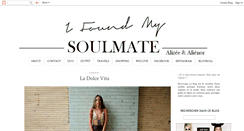 Desktop Screenshot of ifoundmysoulmate.blogspot.com