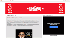 Desktop Screenshot of larevolucioncreativa.blogspot.com