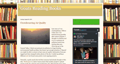 Desktop Screenshot of goatsreadingbooks.blogspot.com