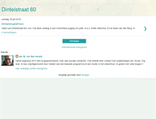 Tablet Screenshot of dintelstraat60.blogspot.com