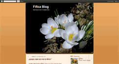 Desktop Screenshot of fifica-maimutica.blogspot.com
