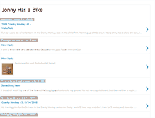 Tablet Screenshot of jonnyhasabike.blogspot.com