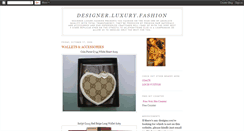 Desktop Screenshot of designerluxuryfashion-gucci.blogspot.com