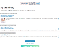 Tablet Screenshot of mybaby86.blogspot.com