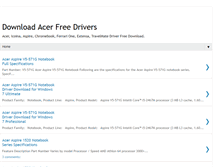 Tablet Screenshot of downloadacerdriver.blogspot.com