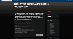 Desktop Screenshot of 1malaysia-herbalife-family-foundation.blogspot.com