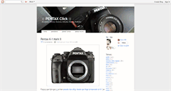 Desktop Screenshot of pentaxclick.blogspot.com