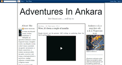 Desktop Screenshot of adventuresinankara.blogspot.com