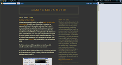 Desktop Screenshot of makinglinuxmusic.blogspot.com
