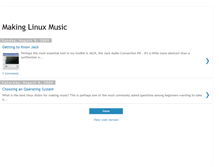 Tablet Screenshot of makinglinuxmusic.blogspot.com