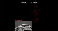 Desktop Screenshot of hondacarpictures.blogspot.com