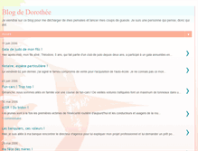 Tablet Screenshot of dorothee54.blogspot.com