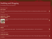 Tablet Screenshot of buildingandblogging.blogspot.com