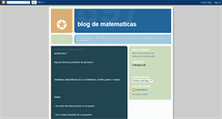 Desktop Screenshot of matematicasblog-matematico.blogspot.com