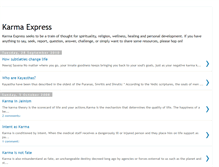 Tablet Screenshot of karmakosmos.blogspot.com