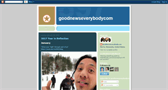 Desktop Screenshot of goodnewseverybodycom.blogspot.com