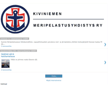 Tablet Screenshot of kiviniemenmeripelastusseura.blogspot.com