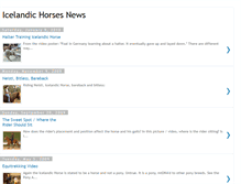 Tablet Screenshot of icelandic-horses-news.blogspot.com