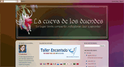 Desktop Screenshot of lacuevadelosduendes.blogspot.com