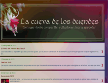 Tablet Screenshot of lacuevadelosduendes.blogspot.com