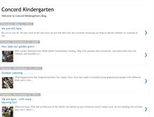 Tablet Screenshot of concordkindergarten.blogspot.com