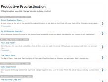 Tablet Screenshot of productiveprocrastination1.blogspot.com