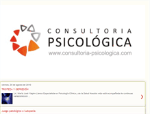 Tablet Screenshot of consultoria-psicologicaperu.blogspot.com