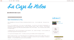 Desktop Screenshot of cajahilos.blogspot.com