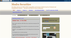 Desktop Screenshot of mudrasecurities.blogspot.com