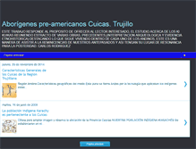 Tablet Screenshot of culturadelosaborigenesdecarache.blogspot.com