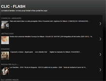 Tablet Screenshot of clic-flash.blogspot.com