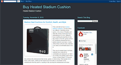 Desktop Screenshot of buyheatedstadiumcushion.blogspot.com