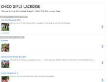 Tablet Screenshot of chicogirlslacrosse.blogspot.com