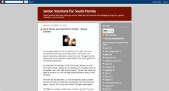 Desktop Screenshot of elderlyseniorsolutions.blogspot.com