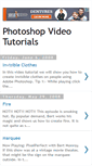 Mobile Screenshot of photoshop-video-tutorialz.blogspot.com