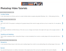 Tablet Screenshot of photoshop-video-tutorialz.blogspot.com