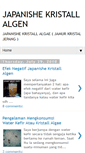 Mobile Screenshot of japanishekristallalgen.blogspot.com