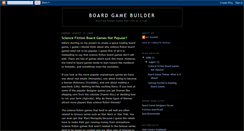 Desktop Screenshot of boardgamebuilder.blogspot.com