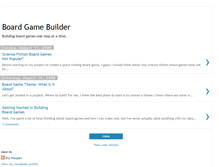 Tablet Screenshot of boardgamebuilder.blogspot.com