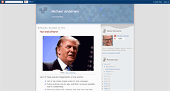 Desktop Screenshot of michaelandersen.blogspot.com