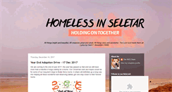 Desktop Screenshot of homelessinseletar.blogspot.com