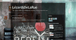 Desktop Screenshot of lezardsdelarue.blogspot.com