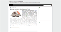 Desktop Screenshot of colemansundome.blogspot.com