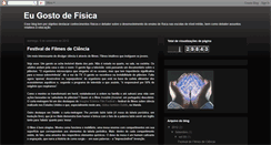 Desktop Screenshot of eugostodefisica.blogspot.com