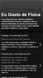 Mobile Screenshot of eugostodefisica.blogspot.com