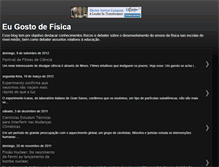 Tablet Screenshot of eugostodefisica.blogspot.com